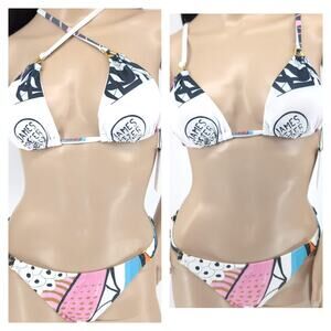 Swiminista Art Toss Sexy Top & Opera House Wise Bottoms 2 pc Set - Size XS -NWT​